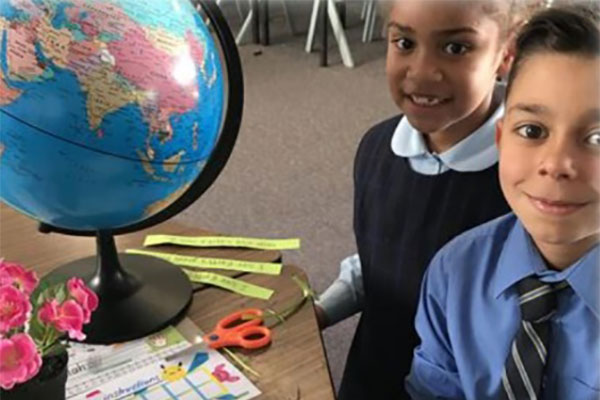 St Josephs Catholic Primary School Belmore - students doing activities for environment day